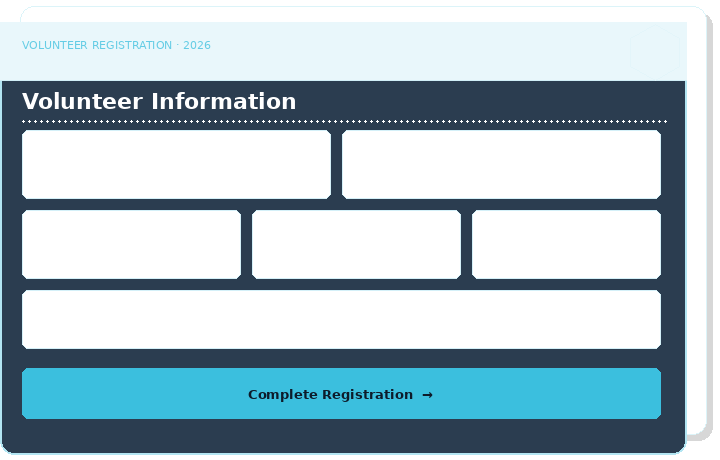 volunteer registration